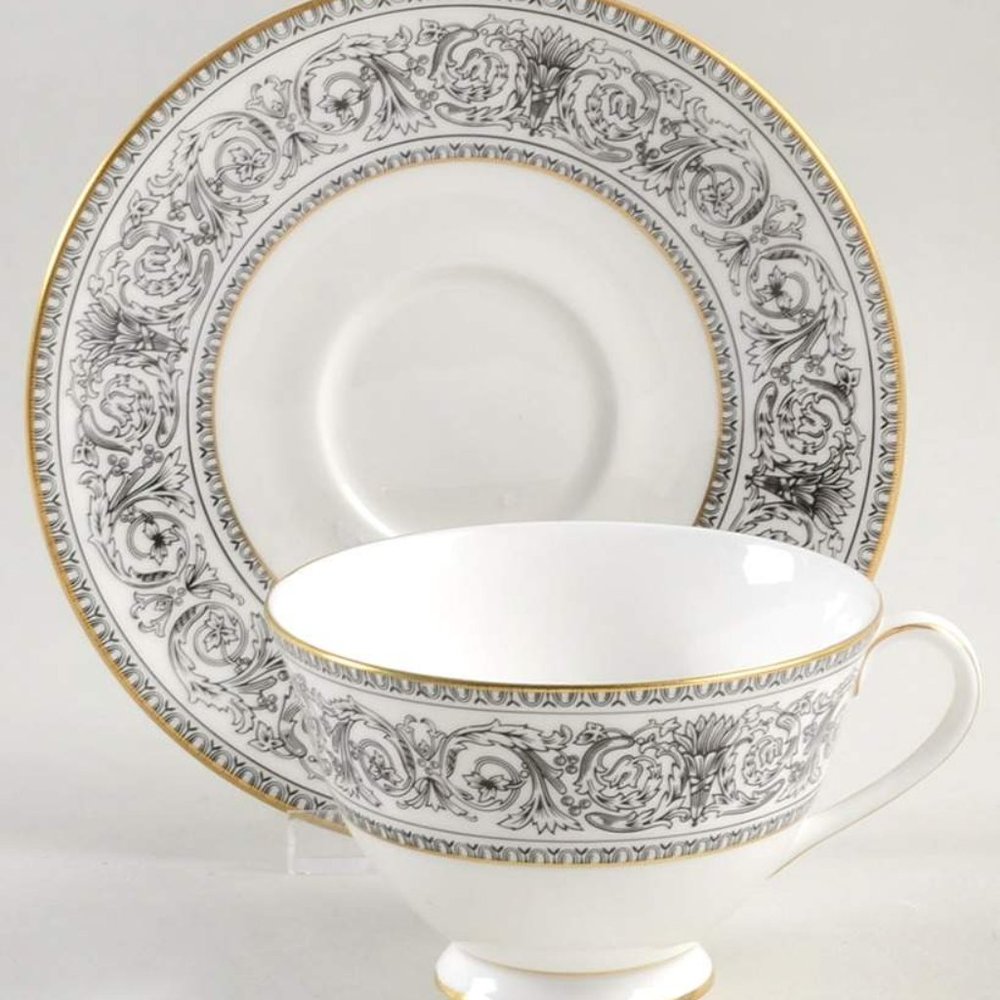 Baronet China Cup and Saucer Set